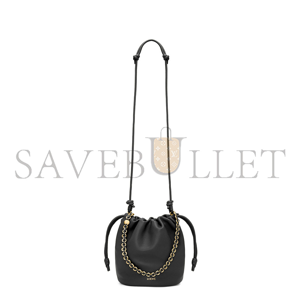 LOEWE FLAMENCO PURSE BUCKET IN MELLOW NAPPA LAMBSKIN 0011054673 (32X24X17cm)